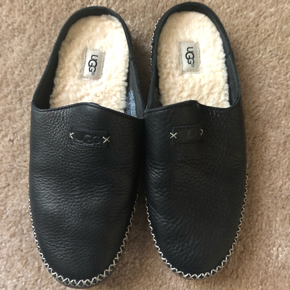 Like new UGG Leather Tamara Slippers